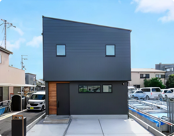 無駄のない建物ボリュームのイメージ